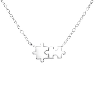 Silver Puzzle Necklace