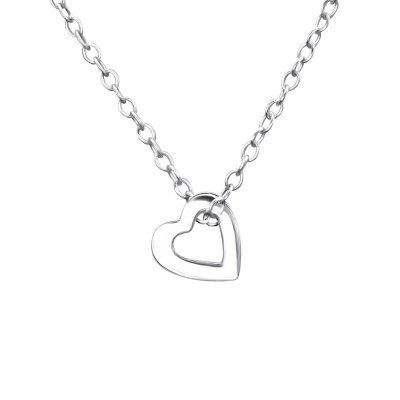 Heart Sterling Silver Necklace