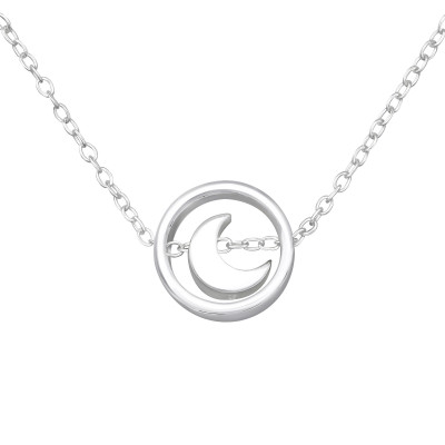 Silver Moon Necklace