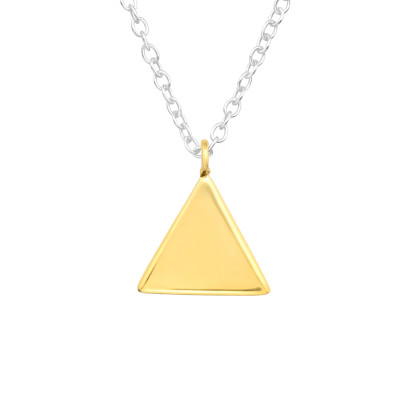 Silver Triangle Necklace