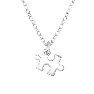 Puzzle Sterling Silver Necklace