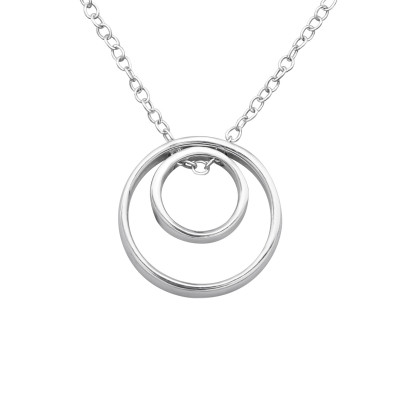 Silver Circle Necklace