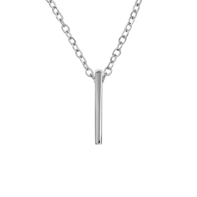 Bar Sterling Silver Necklace