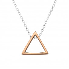 Silver Triangle Necklace