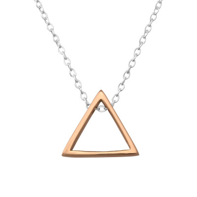 Silver Triangle Necklace