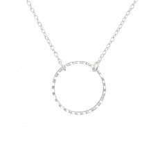 Silver Circle Necklace