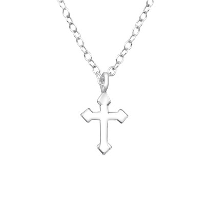 Cross Sterling Silver Necklace