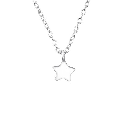 Silver Star Necklace