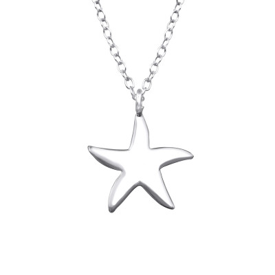 Starfish Sterling Silver Necklace