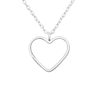 Silver Heart Necklace