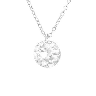 Silver Round Necklace