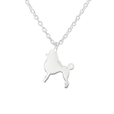 Silver Dog Necklace