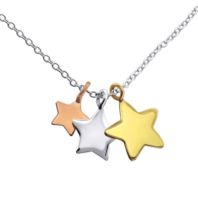 Stars Sterling Silver Necklace