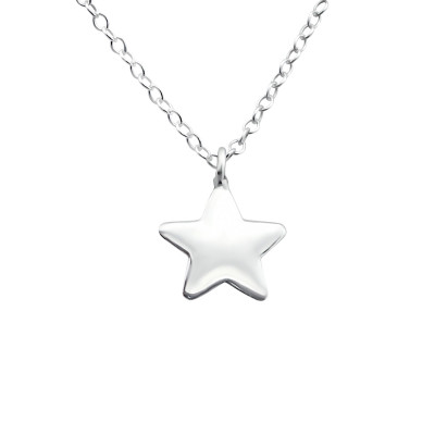 Silver Star Necklace