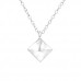 Silver Square Necklace