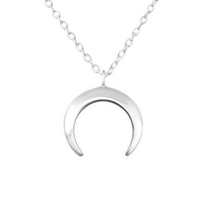 Silver Moon Necklace