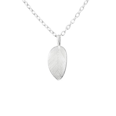 Silver Leaf Necklace