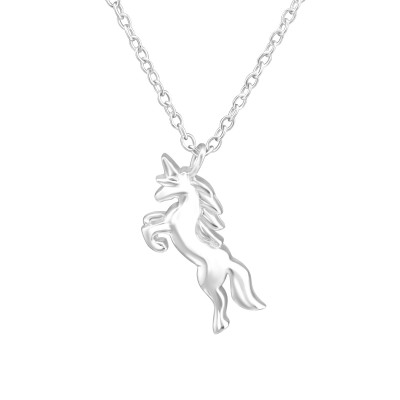 Silver Unicorn Necklace