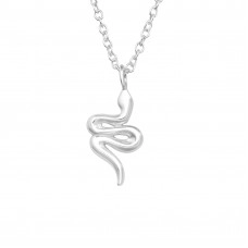 Silver Snake Necklace
