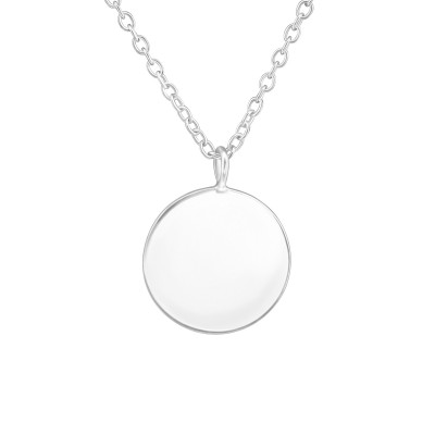 Silver Round Necklace