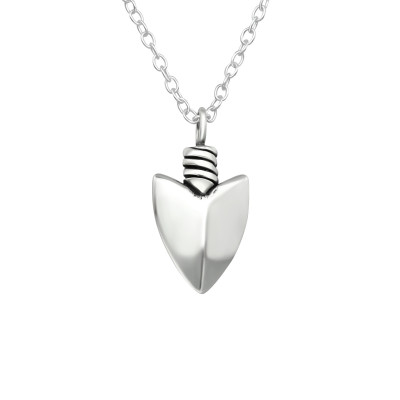 Silver Arrowhead Necklace