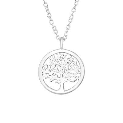 Silver Tree Of Life Necklace