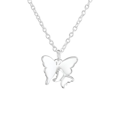 Silver Butterfly Necklace