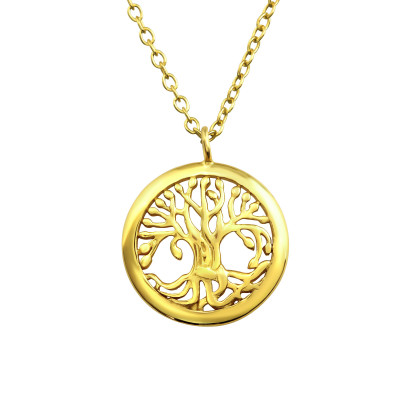 Silver Tree Of Life Necklace