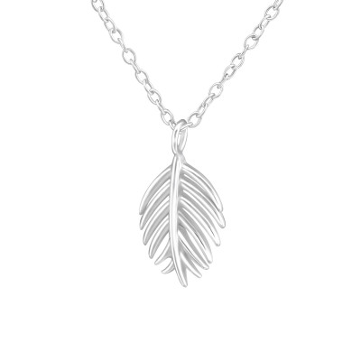 Silver Leaf Necklace