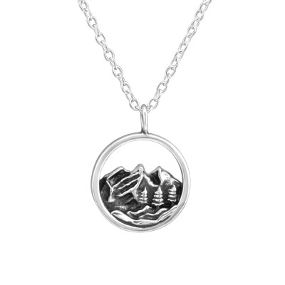 Silver Mountain Necklace