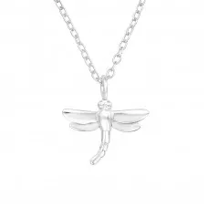 Silver Dragonfly Necklace