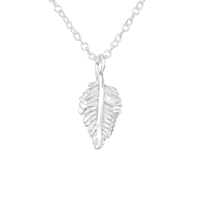 Silver Leaf Necklace