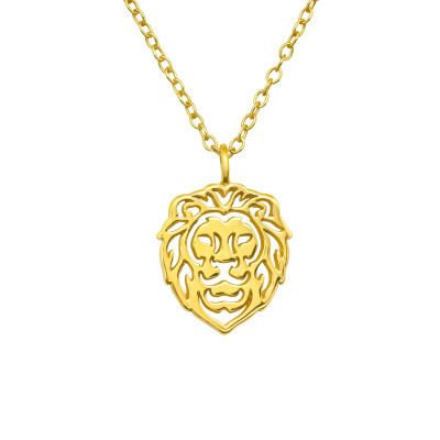 Silver Lion Necklace