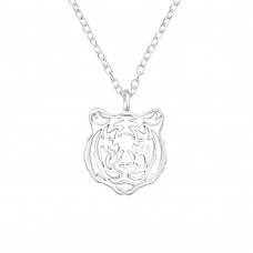 Silver Tiger Necklace
