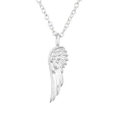 Silver Angel Wing Necklace