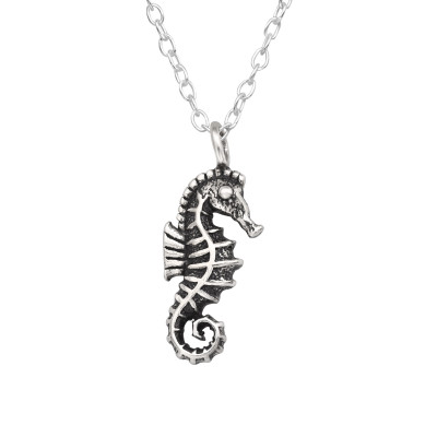 Silver Seahorse Necklace