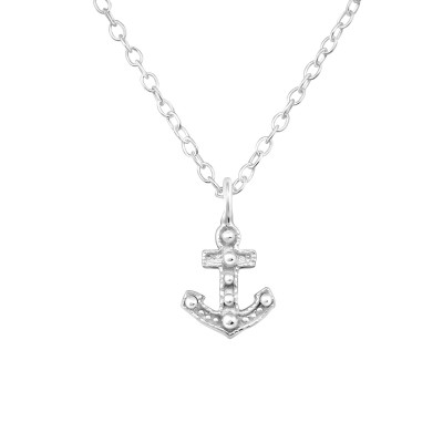 Silver Anchor Necklace