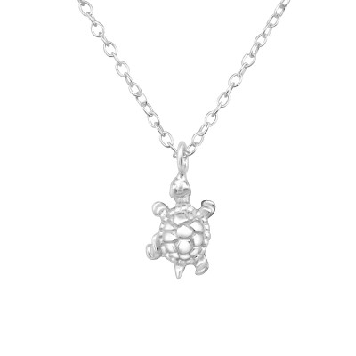 Silver Turtle Necklace