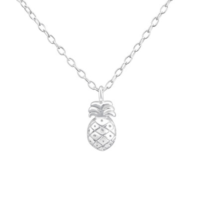 Silver Pineapple Necklace