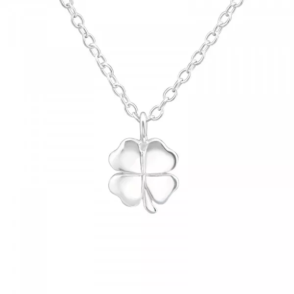 ☆ENGBROX☆ silver925 make wish clover necklace EBNL23044SV □ENGBROX□ silver925 make wish clover necklace EBNL23044SV