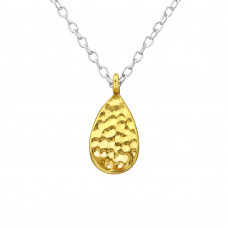 Silver Drop Necklace