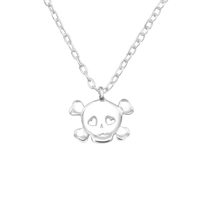 Silver Skull Necklace