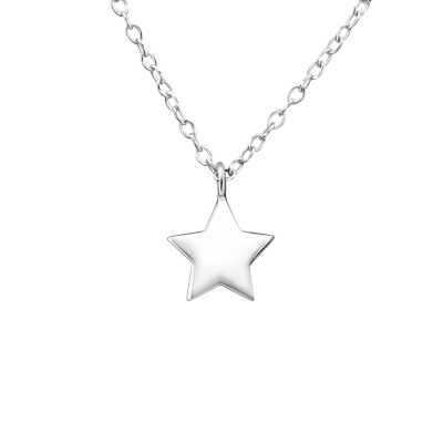 Silver Star Necklace