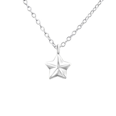 Silver Star Necklace