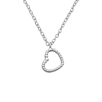 Heart Sterling Silver Necklace