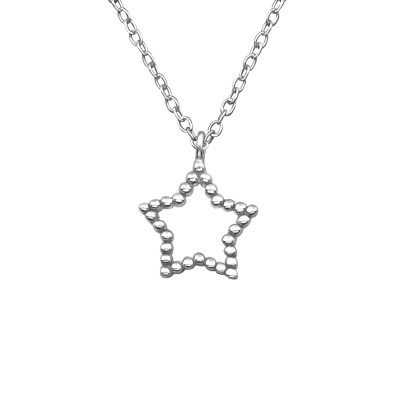 Silver Star Necklace