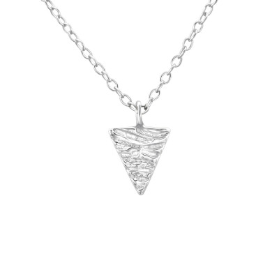 Silver Triangle Necklace