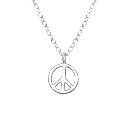 Silver Peace Necklace