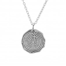 Maze Sterling Silver Necklace