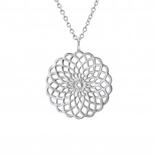 Silver Mozaic Necklace
